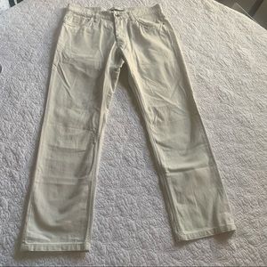 Theory button fly jeans, 100%cotton